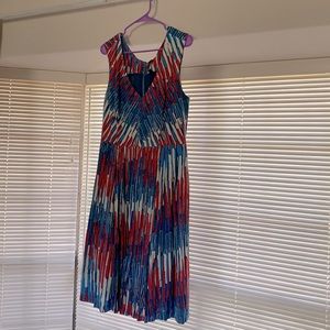 Anthropologie dress perfect for outside events & very flattering!